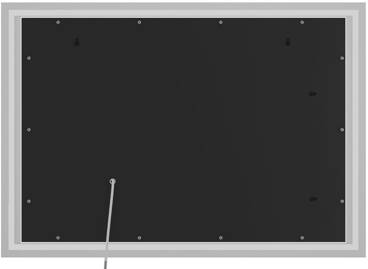 Produktbild CLP Badspiegel Jaffrey Anti-Beschlag Quer- und Hochformat LED dimmbar 3 Licht-Modi (70 x 100 cm)