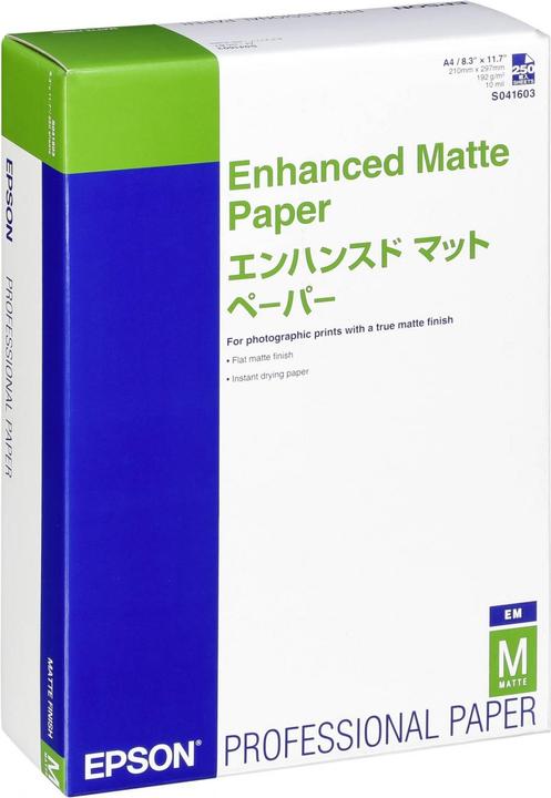 Actual product image Epson Enhanced Paper (192 g/m², 250 x, A4)