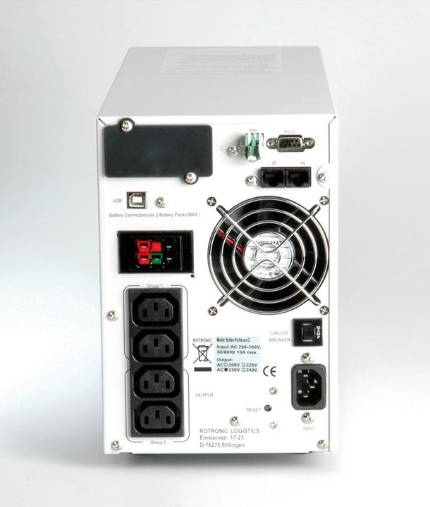 Actual product image Roline ProSecure II 1500VA (1500 VA, 1050 W, Online double converter UPS)