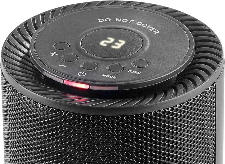 Produktbild Carlo Milano Digitaler Keramik-Tisch-Heizlüfter mit Oszillation (1200 W)