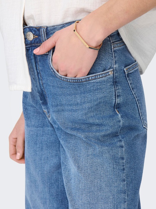 Actual product image Only ONLJUDITH Hohe Taille Weiter Beinschnitt Jeans Jeans mit weitem Bein (W25/L32)