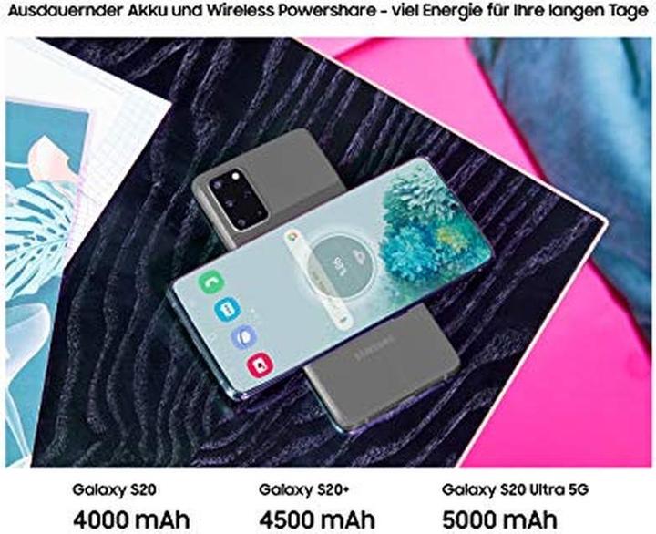 Produktbild Samsung Galaxy S20+ EU (128 GB, Cosmic Gray, 6.70", Hybrid Dual SIM, 4G)