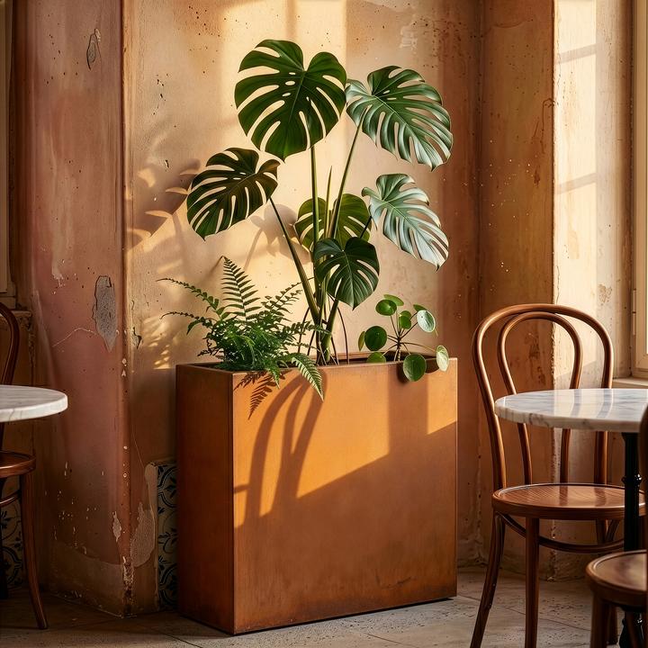 Produktbild Casa.Pro Pflanzkübel Vaargel 82x90x30 cm Cortenstahl Edelrost