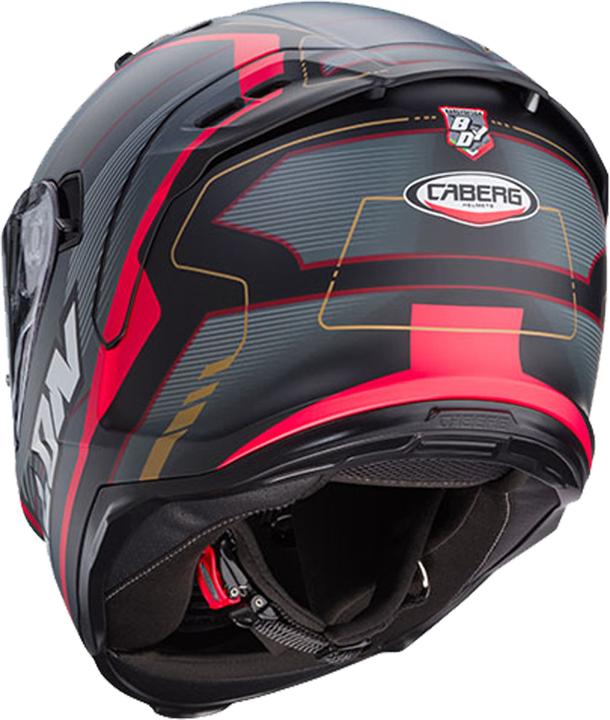Actual product image Caberg Casque Intégral Avalon X Optic / Noir / Gris / Rouge / Mat (L)