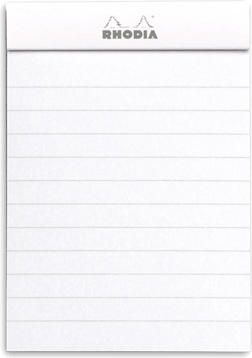 Actual product image Rhodia Blocks stapled 80g Basics (A7, Lined)