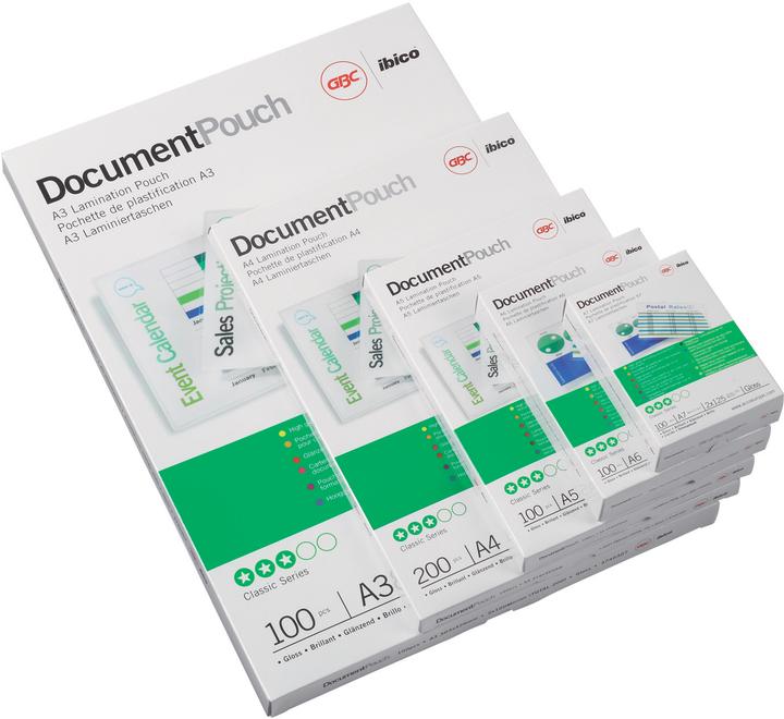 Image du produit GBC Feuille de plastification (A4, 100 pcs, 75 µm)
