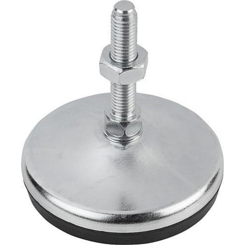 Kipp, Accessori per il montaggio dei mobili, Stellfuss, K0739, Stahl, Form A