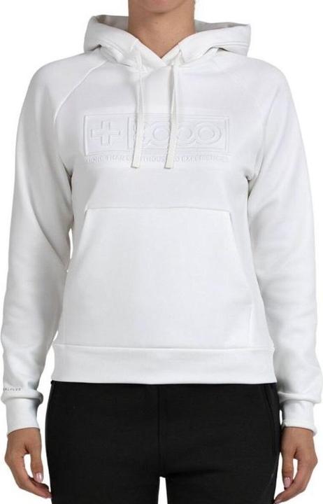 Produktbild +8000 Damen Sweater mit Kapuze Elin Weiss (S)