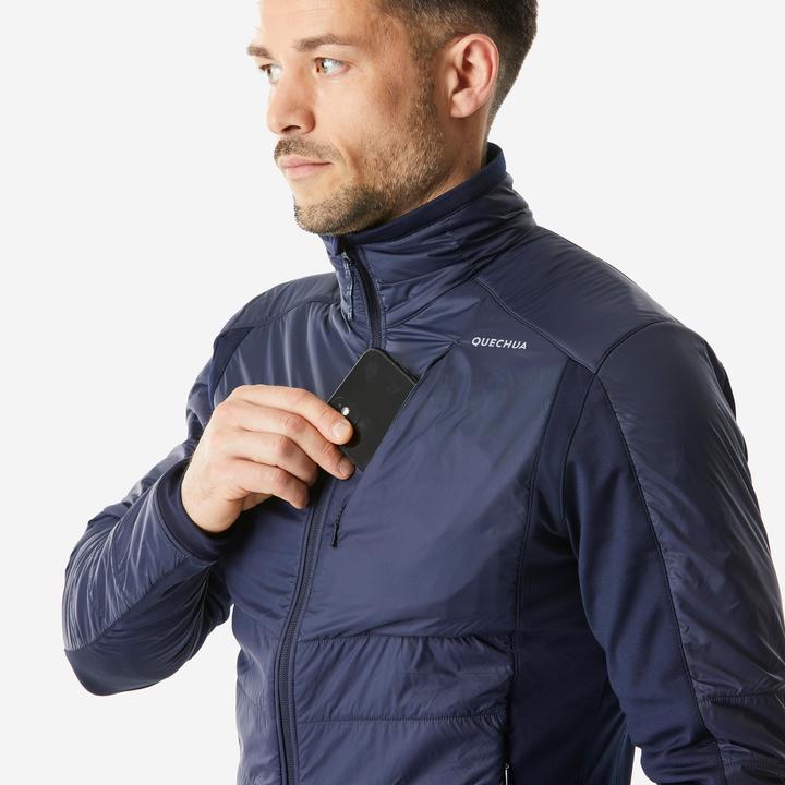 Actual product image Quechua Fleece jacket men's hybrid jacket warm winter hiking - SH900 Mountain (XXL)