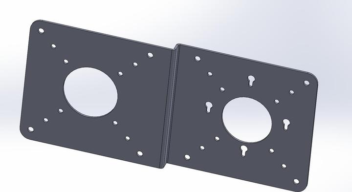 Produktbild Allnet VESA Adapterplatte Mini-PC an Monitor-Halterung - Digitalkamera