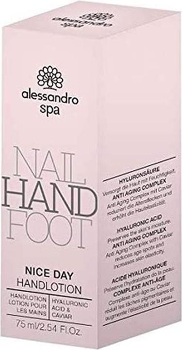 Actual product image Alessandro Spa - Nice Day Hand Lotion (75 ml)