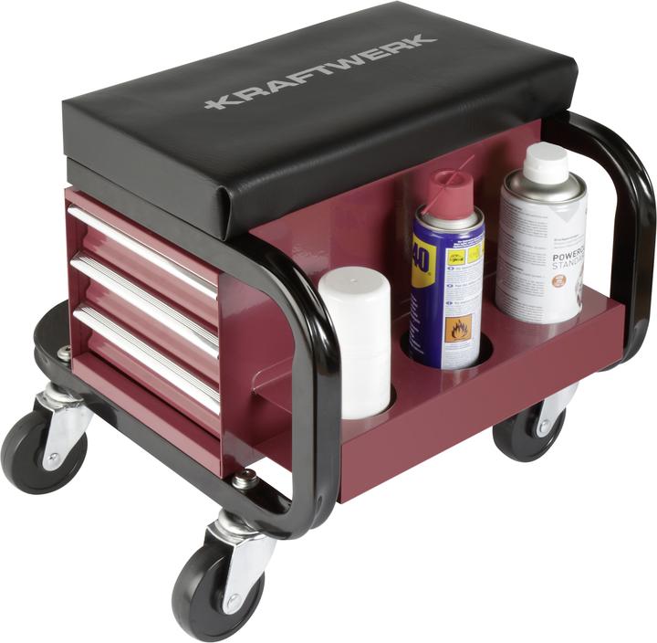 Actual product image Kraftwerk Workshop mobile seat (incl. drawers & shelf) (400 cm)