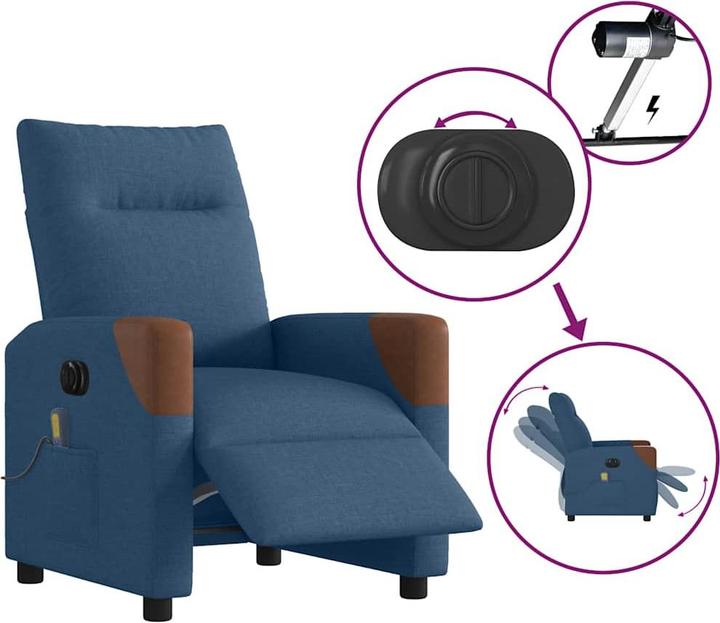 Image du produit vidaXL elektrischer Massagesessel