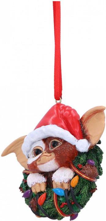 Actual product image Nemesis Now Gremlins Gizmo in Wreath Hanging Ornament 10cm (1-part)