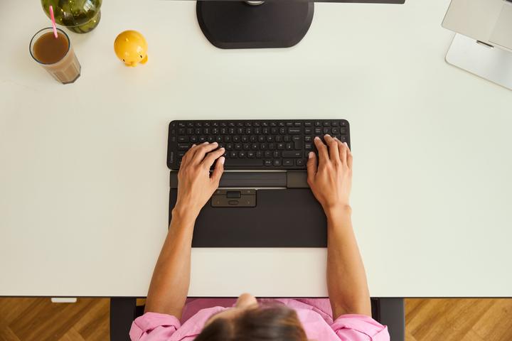 Actual product image Contour SliderMouse Pro WL Regular WR vegan leather (Cable, Wireless)