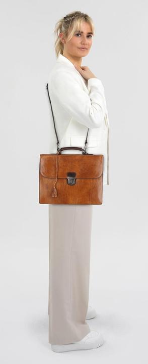 Produktbild Castelijn & Beerens Rien Aktentasche RFID Leder 39,5 cm Laptopfach (17.30")