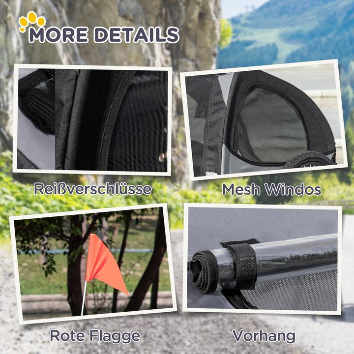 Immagine prodotto PawHut Rimorchio per cani