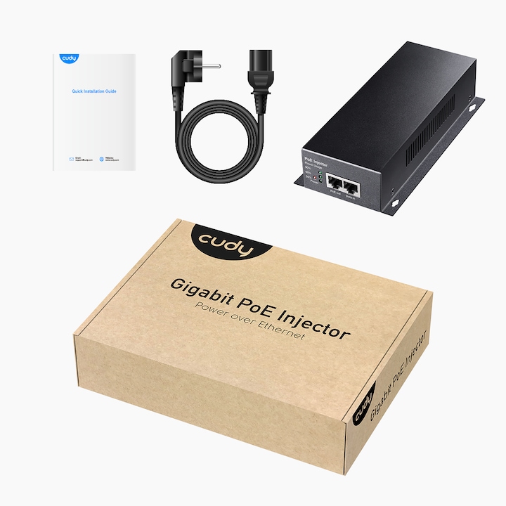 Produktbild Cudy POE350 PoE-Adapter Gigabit Ethernet 52 V (802.3bt (PoE++), 90 W)
