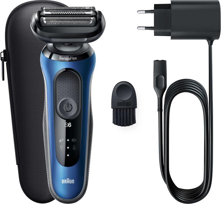Productafbeelding Braun Series 6 61-B1000s Folie scheerapparaat Zwart, Blauw