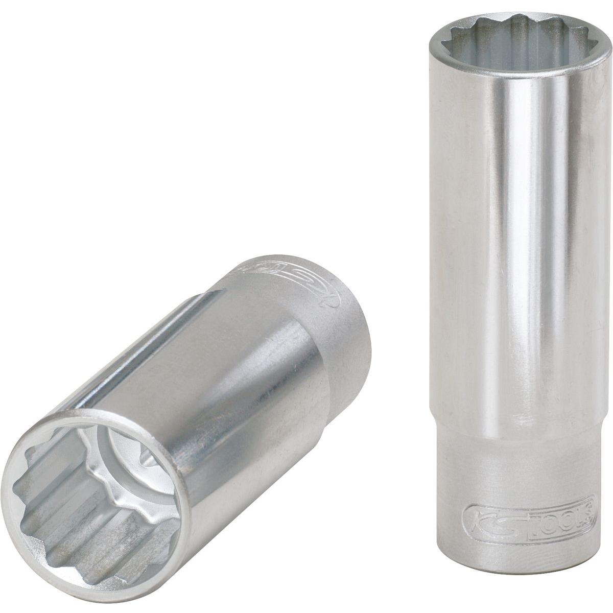 KS Tools, Steckschlüssel + Stecknuss, 1/2" Stecknuss lang (34 mm)