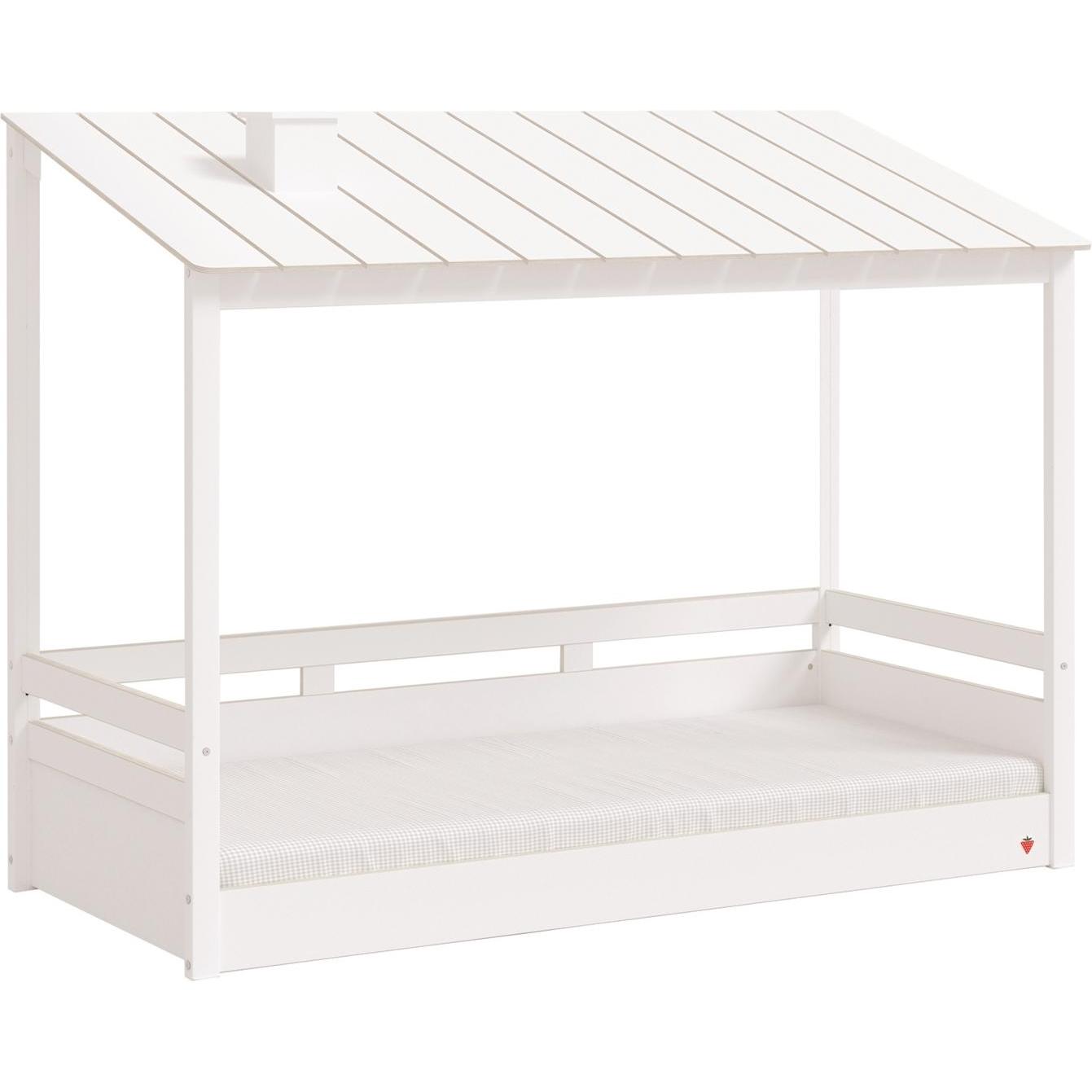 HTI-Living, Kinderbett, Kinderbett Haus-Motiv Montes White (90 x 200 cm)