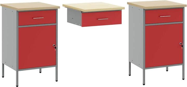Produktbild vidaXL Werkstattschrank (55 cm, 200 cm)