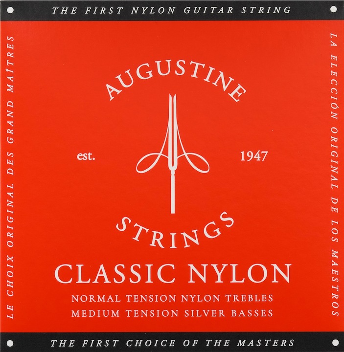 Actual product image Augustine Classic Red Medium (6 x, Guitar, 0.03")