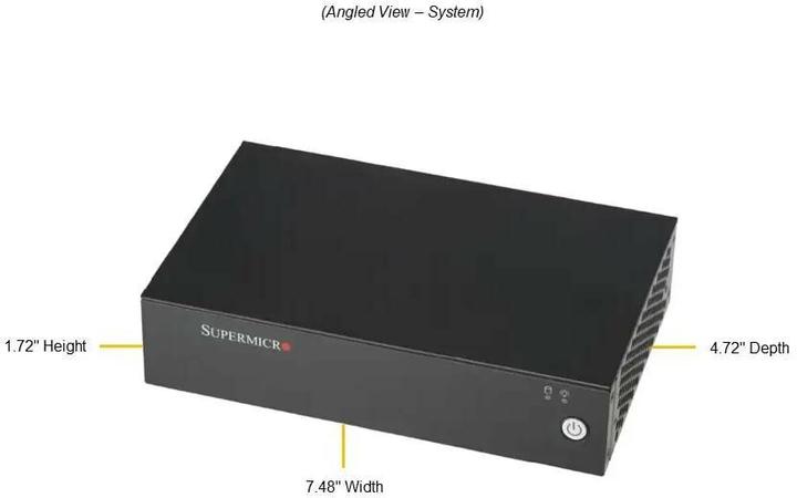 Immagine prodotto Supermicro Barebone SuperServer SYS-E102-13R-H i7-1370PE