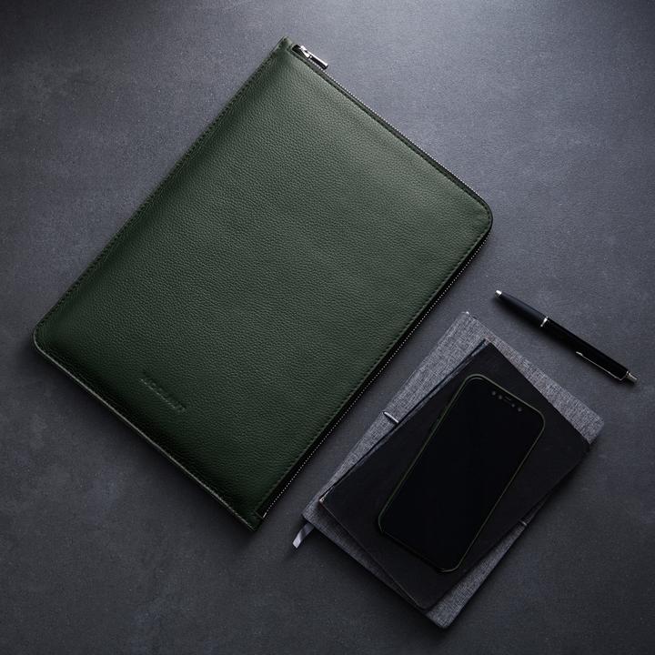 Produktbild Woolnut Leather Folio -suojatasku 13/14" MacBook, vihre?? (14", Apple)