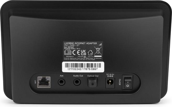Immagine prodotto Audizio Radio-Tuner Adapter Livorno (Web radio, DAB, FM, Bluetooth, WiFi)