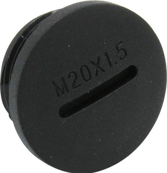 Produktbild RND Blindstopfen M16, Polyamid, Schwarz, IP54, Packung à 50 Stück