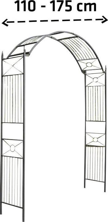 Actual product image CLP Rose arch Flexi, black (40 cm, 110 cm)