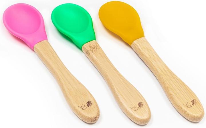 Image du produit Wild & Stone Baby Bambus-Silikon-Löffel