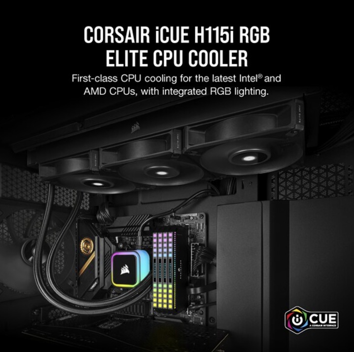 Produktbild Corsair WAK Cooling Hydro H115i iCUE Elite