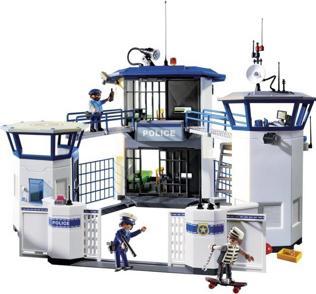 Productafbeelding Playmobil Intl. politiecommandocentrum met gevangenis (6919, Playmobil Stad Actie)