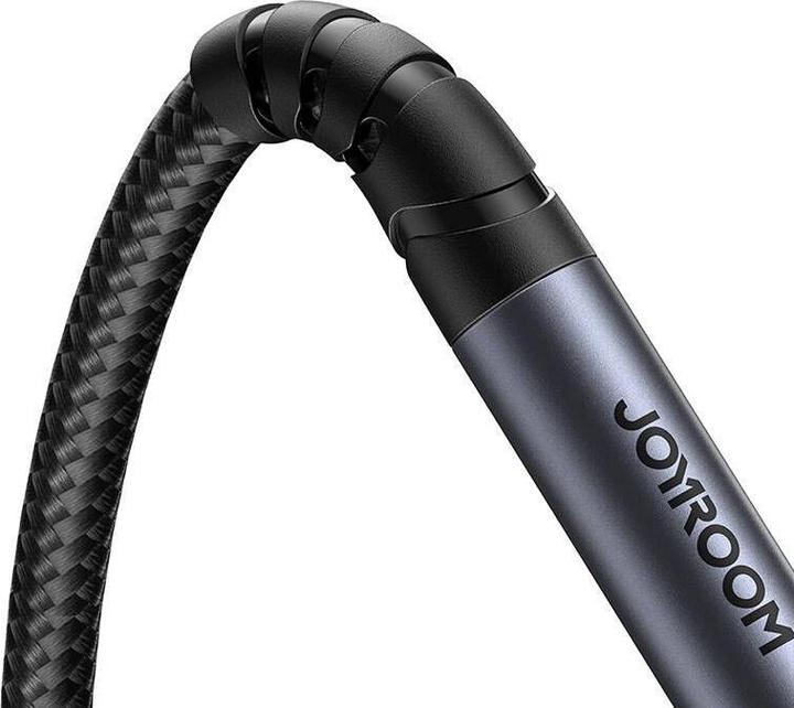 Actual product image Joyroom stereo audio cable AUX 3.5 mm mini jack (male) - mini jack (female) 1.2 m black (SY-A09) (1.20 m, AUX cable)