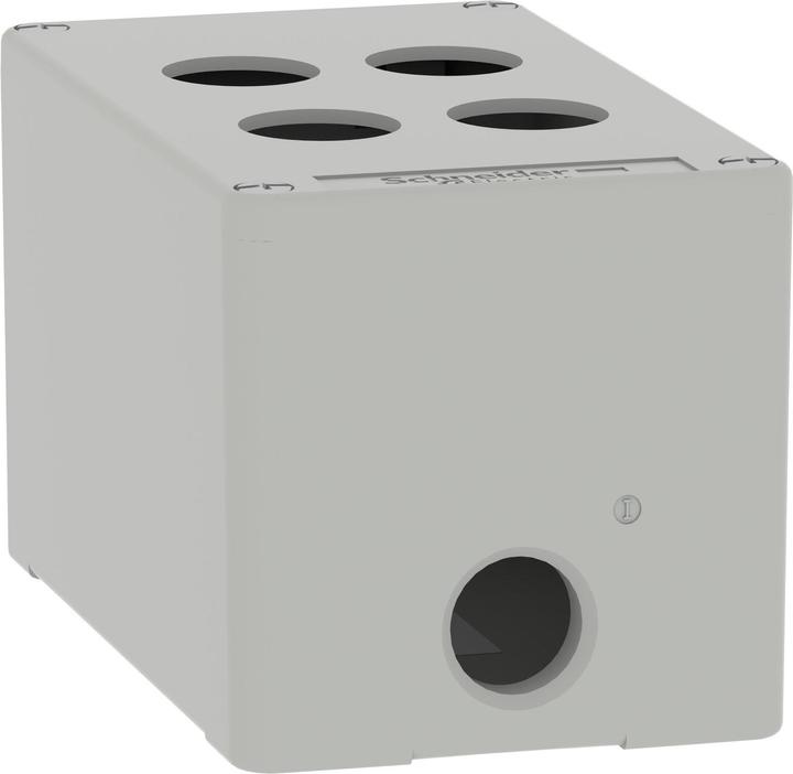 Produktbild Schneider Electric XAPD2504 Leergehäuse XAP Metall grau für 4x22mm - CSA (Gehäuse)