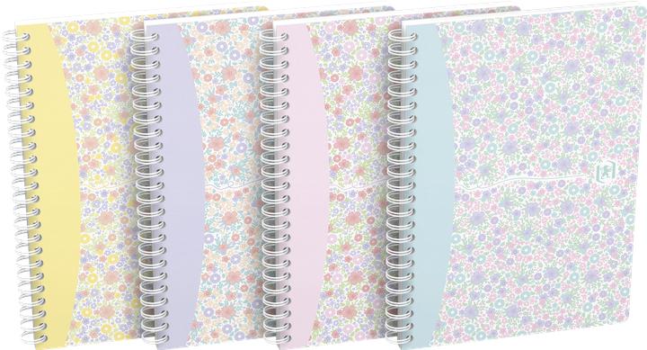 Produktbild Oxford FORME FLORAL - Spiralbuch (A5, Kariert, Harter Einband)