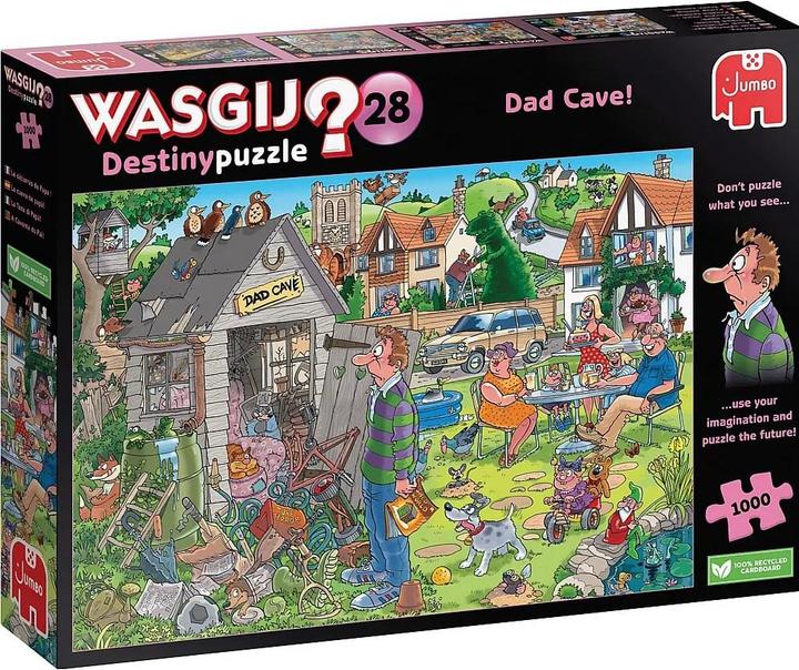 Image du produit Jumbo Casse-tête Wasgij 28 Mancave De Papa! 1000 pièces (1000 pièces)