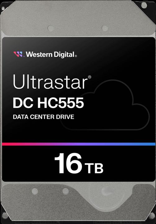 Actual product image WD Ultrastar DC HC555 3.5inch 26.1 16TB 512 7200RPM SAS ULTRA 512E SE P3 DC (16 TB, 3.5", CMR)