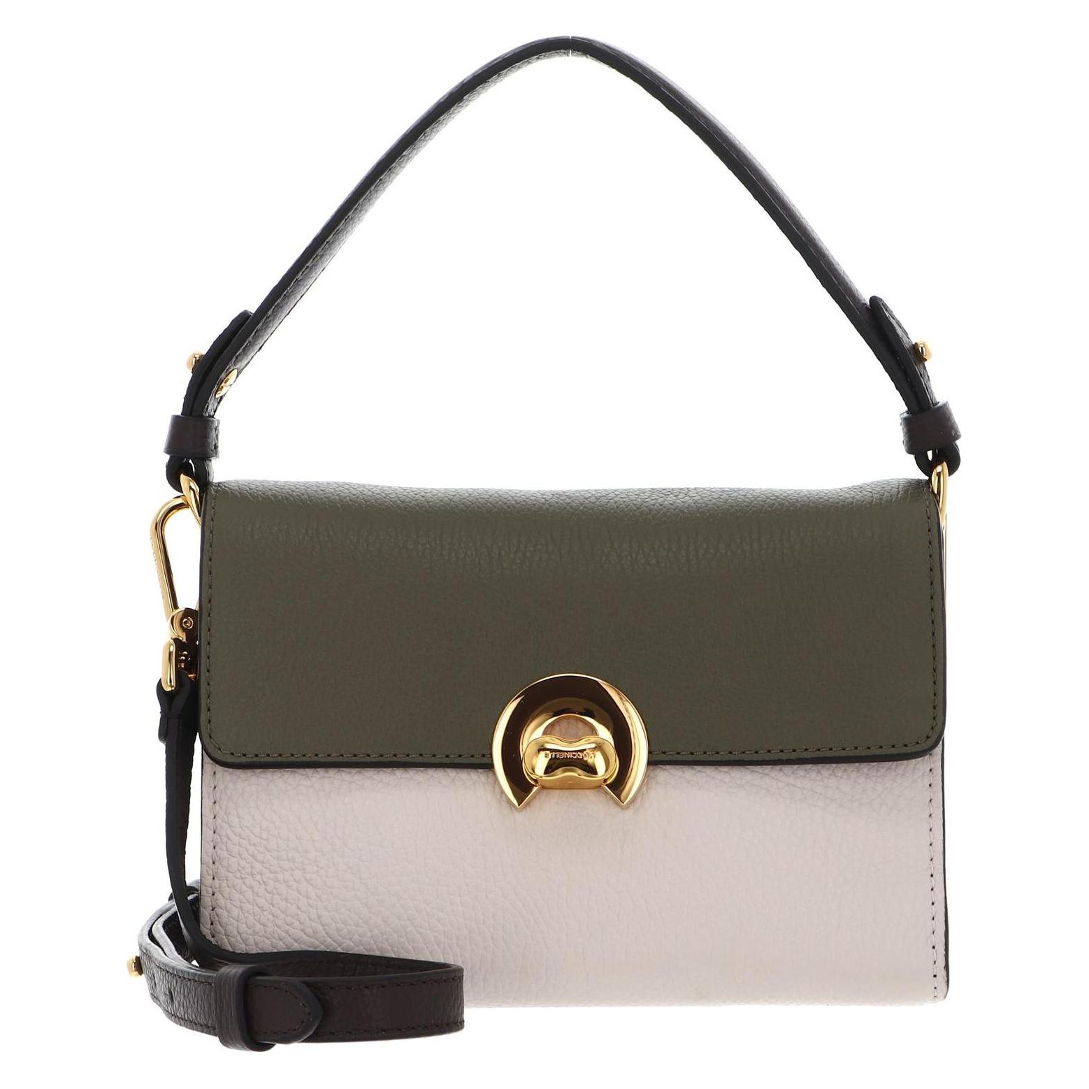 Coccinelle, Damen, Handtasche, Binxie Tricolor Handbag Grained Leather, Mehrfarbig
