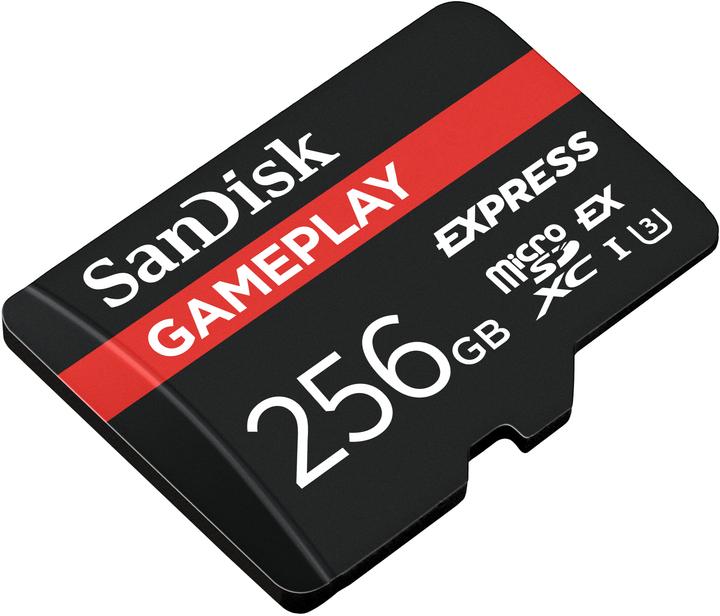 Produktbild SANDISK Express GamePlay microSDXC 256GB (256 GB, microSD, microSD Express, microSDXC, UHS-I)