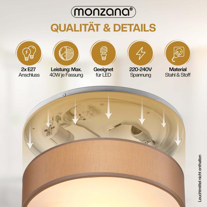 Image du produit Monzana Plafonnier (E27)