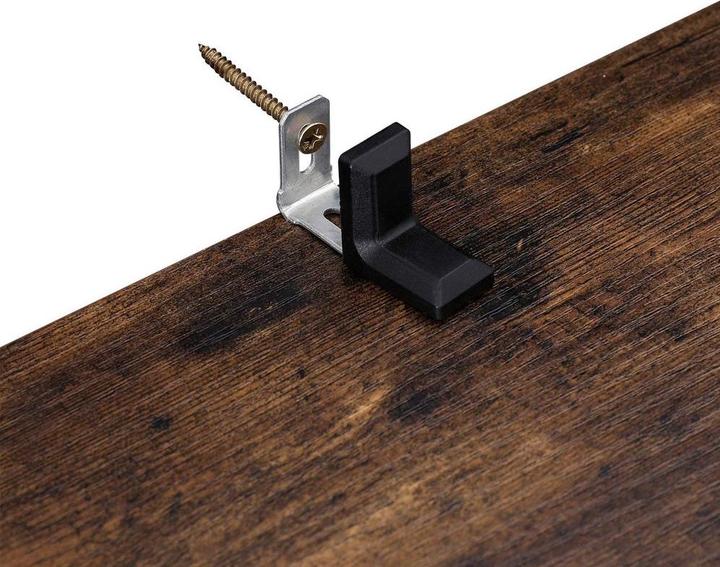 Immagine prodotto Songmics Libreria con 13 ripiani Pannello di particelle, Marrone rustico (86 x 25 x 140 cm)