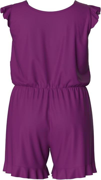 Actual product image Ulla Popken Ruffled Swim Romper (44)