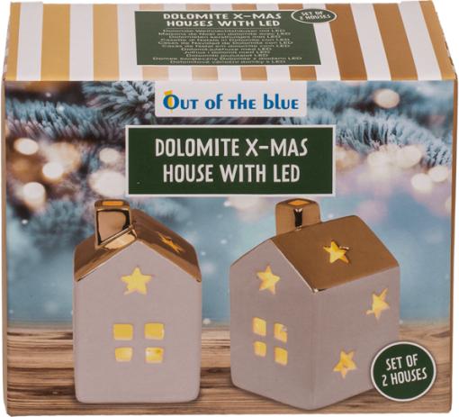 Image du produit Ootb Maison de Noël en Dolomite avec LED