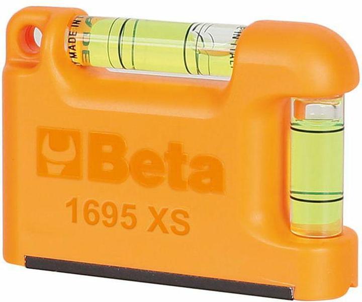 Actual product image BETA BT016950250 1695XS Pocket, Mini spirit level (magnetic, with v-shaped measuring surface, made of (7 cm)