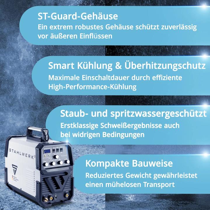 Actual product image Stahlwerk Combination welder AC/DC TIG 200 ST IGBT 200 amps