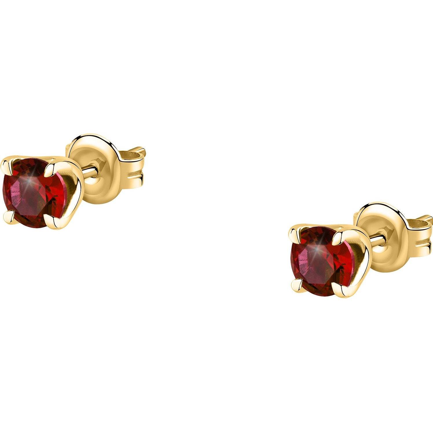 Live Diamond, Ohrringe, Ohrstecker, (Recycelt, 375er Gelbgold)