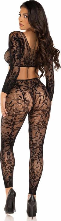 Actual product image Leg Avenue Set Aus Kurzem Oberteil Und Strumpfhose (One size)